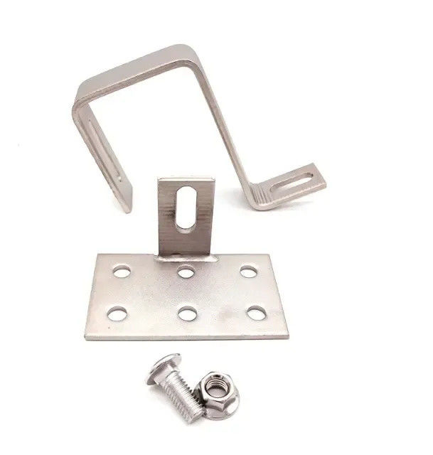 High Load Capacity Solar Tile Roof Hook Solar Pv Roof Hooks Corrosion Proof