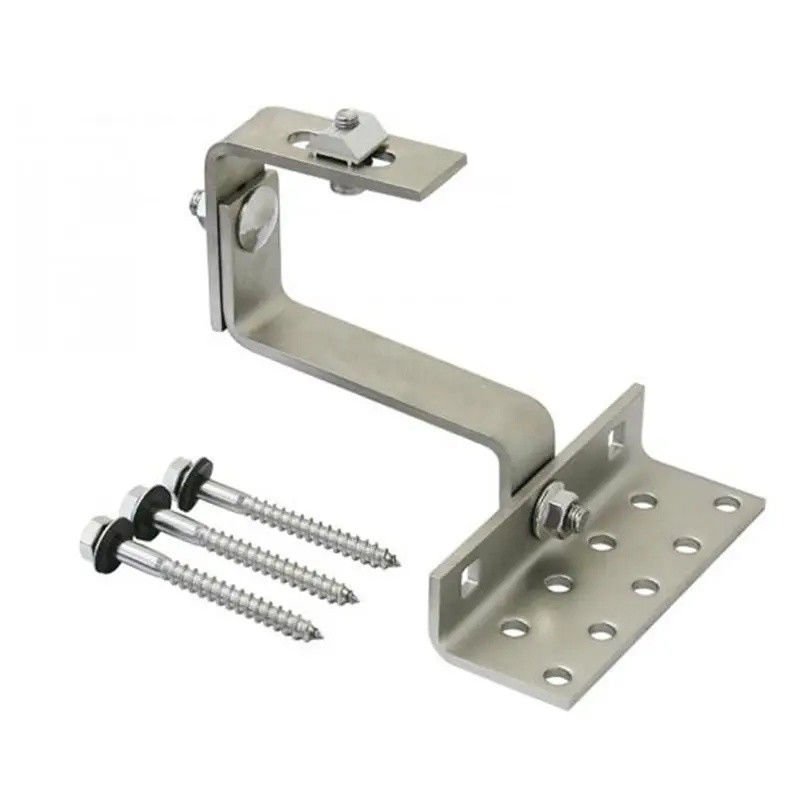 High Strength Solar Panel Hooks Pv Roof Hooks Screws Installation 1.4KN/M2