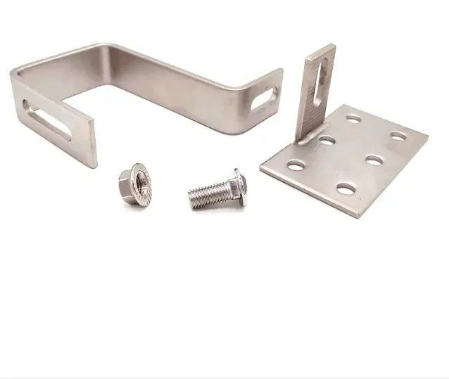 Corrosion Resistance Stainless Steel Solar Roof Hooks With Wind Load 60m/S