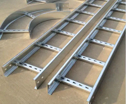 Rustproof Ladder Type Pre Galvanized Cable Tray 1-12m For Industrial