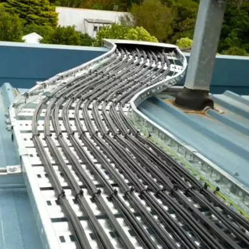 1.5 - 2.5mm  Ladder Type Cable Tray Galvanised Steel Cable Tray Corrosion Resistance
