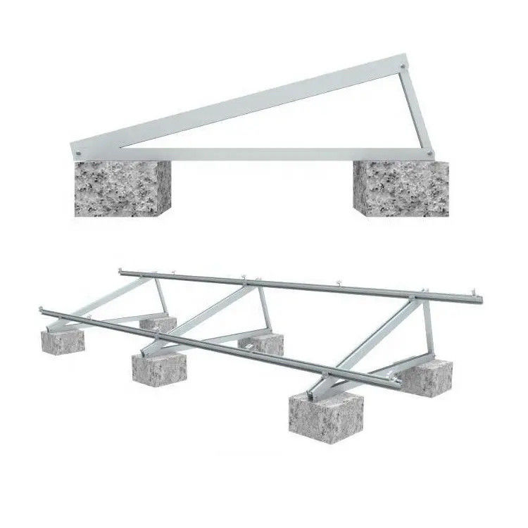 Easily Assembled Solar Panel Mounting Brackets For Site Open Field Installation