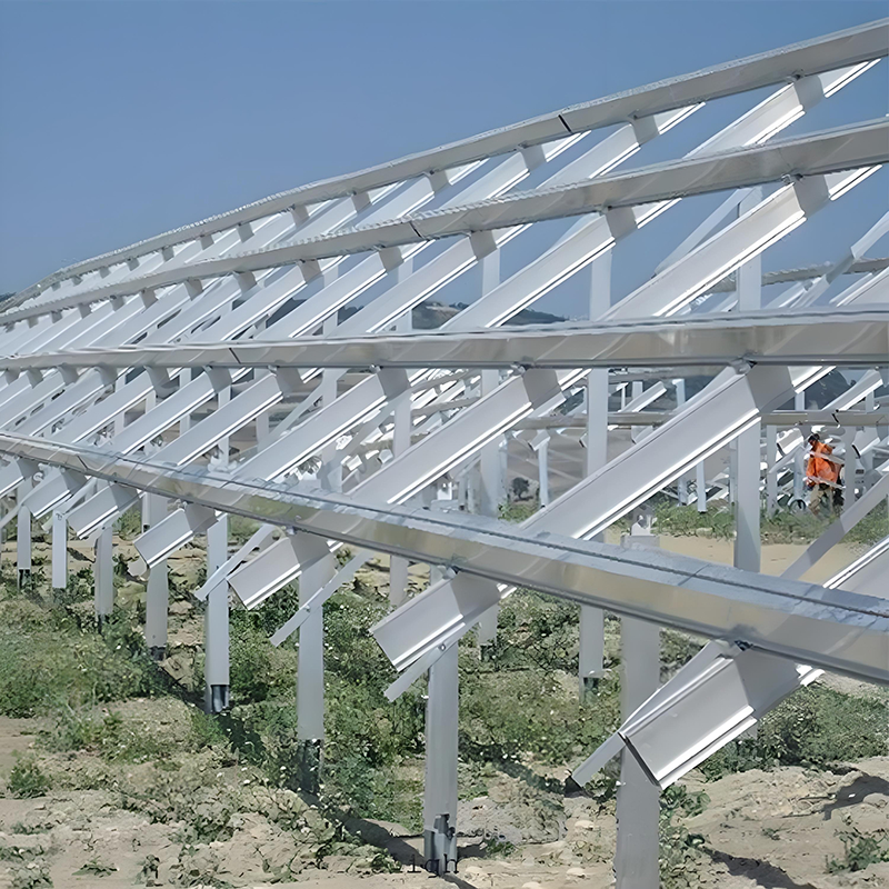 Durable Solar PV Panel Mounting Bracket Frame - Corrosion-Proof  Wind-Resistant Structure  Easy Installation