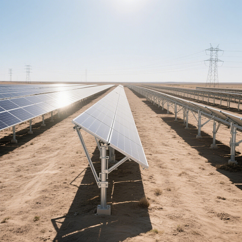 Weather-Resistant Free Ground Solar Mounting Brackets - Wind & Corrosion-Proof, Snow Load Resistant