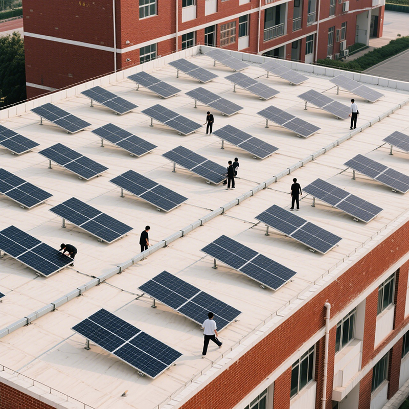 Aluminum Alloy Solar Panel Roof Mounting Brackets for Metal Roof 25-Year Life