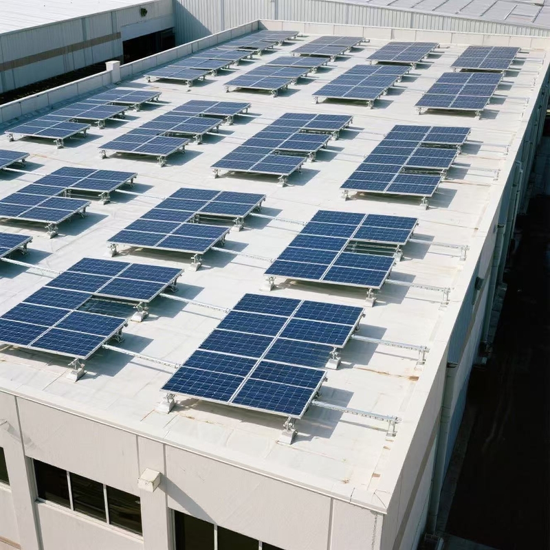 Solar Panel Roof Mounting Brackets for Commercial Buildings Easy and Fast Installation Economic