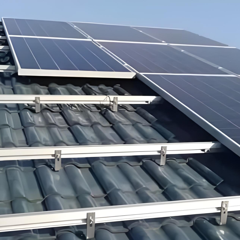 Clip-On Installation No Drilling And Drainage-Friendly Solar Panel Roof Mounting Brackets
