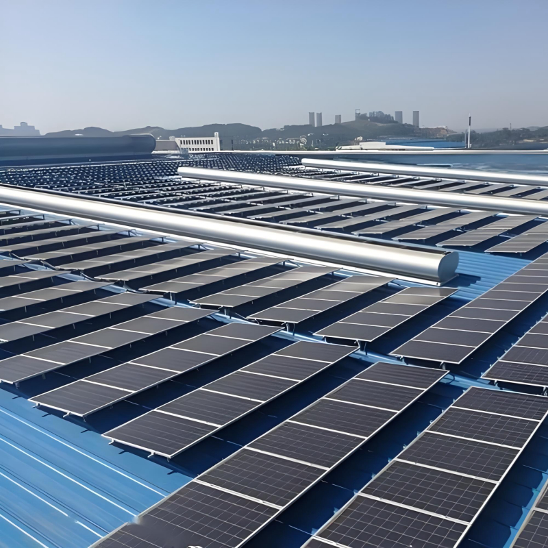 Solar Panel Roof Mounting Brackets for Standing Seam Tin Roof Anti-Corrosion Customizable Fast Installation