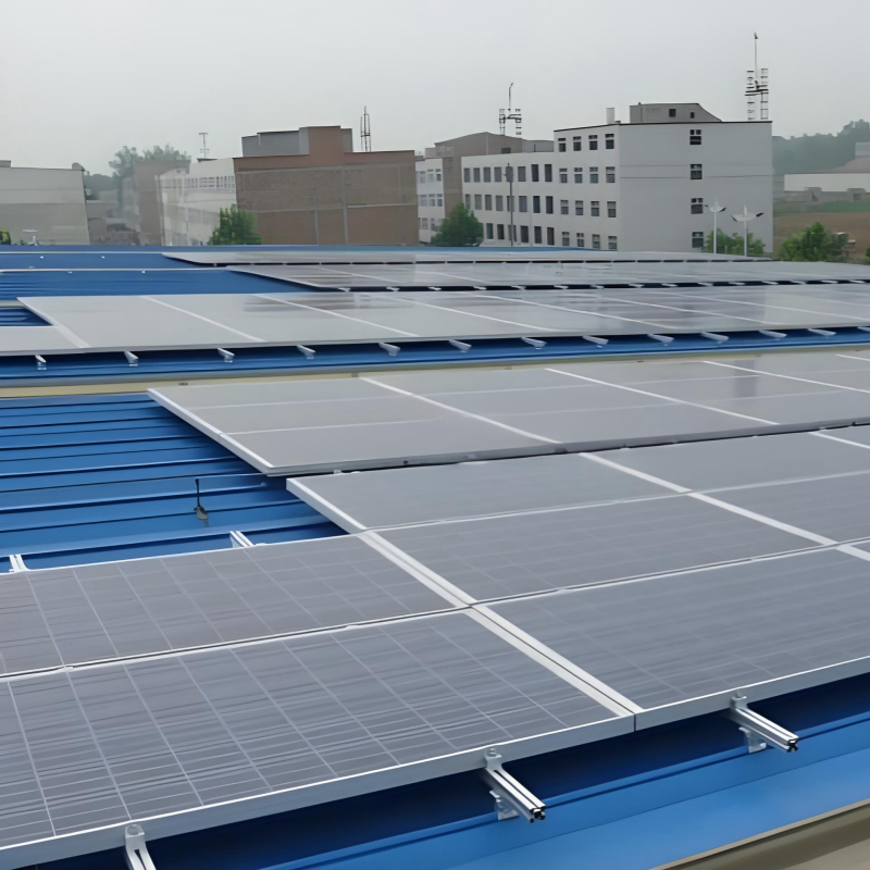 Solar Panel Roof Mounting Brackets Providing Stable Support for Solar Panels on Metal Roofs with Quick and Installation