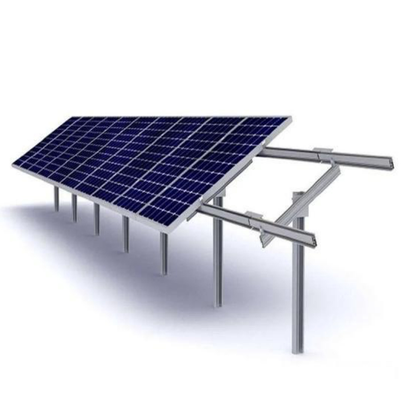 Solar Panel Mounting Brackets compatible with concrete base earth ground and slopes providing versatile mounting solutions
