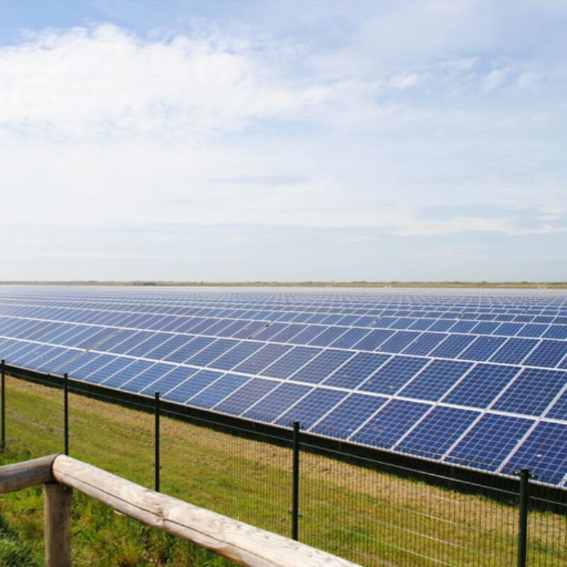 Ground Solar Mounting Brackets providing strong wind and snow load resistance with unique pile design and pre assembled components