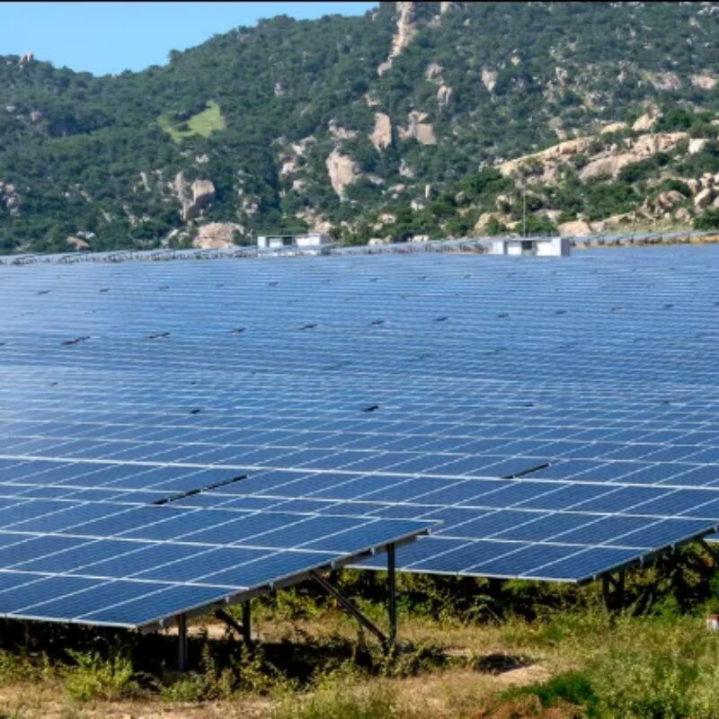 Ground Solar Mounting Brackets providing a mounting system with adjustable tilt and strong resistance to environmental loads