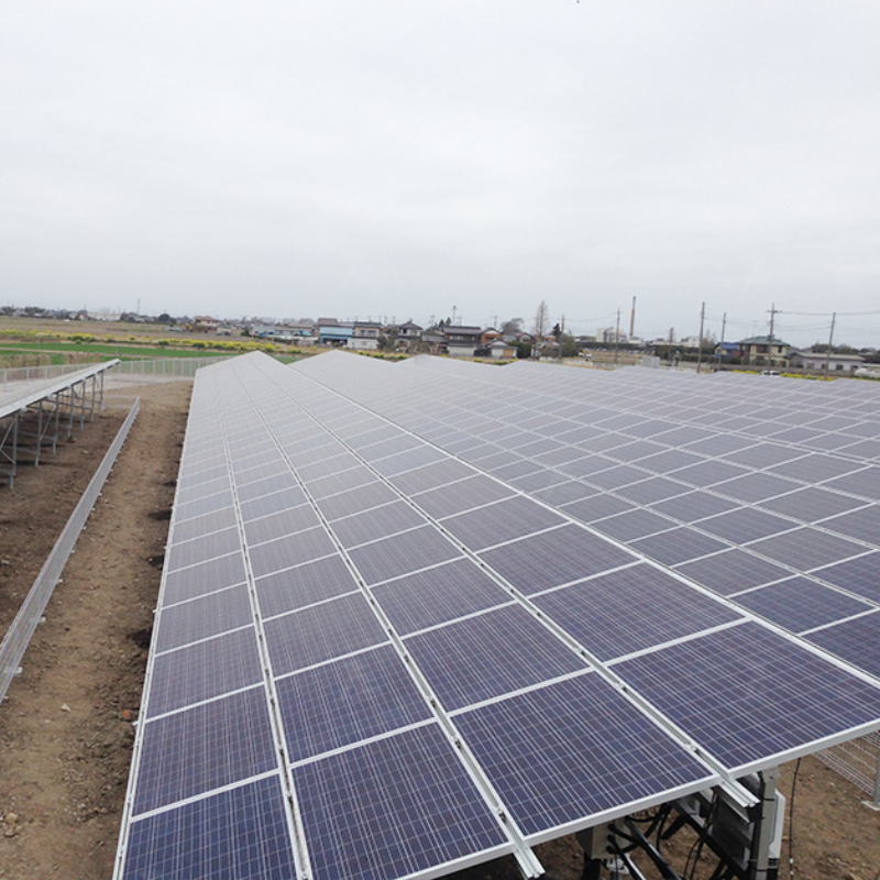 Ground Solar Mounting Brackets offering corrosion resistant surfaces and extended service