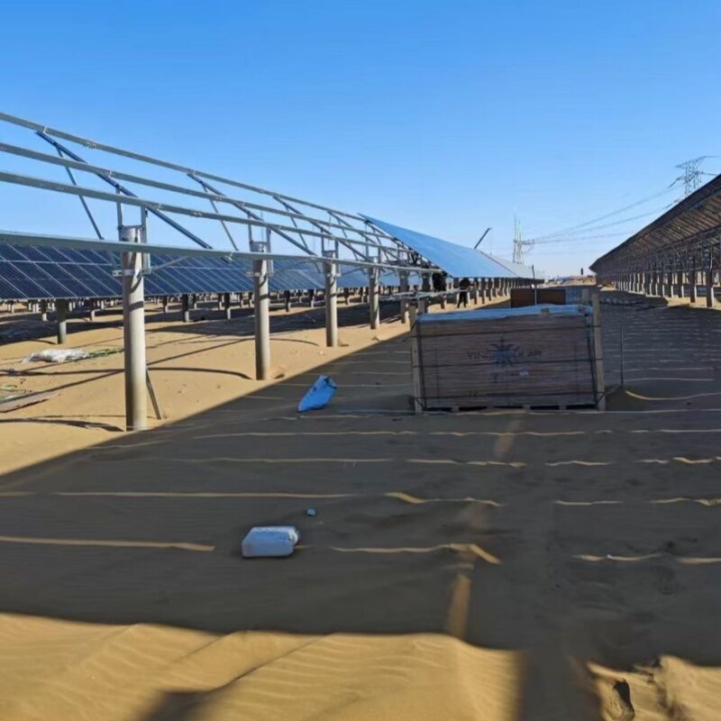 Ground Solar Mounting Brackets modular design with extruded aluminum rails and durable alloy steel components for solar support