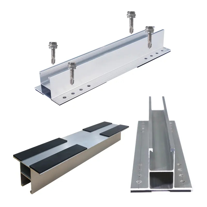 Boyue Photovoltaic Mini Rail Solar Mounting Railless Pv Rail Solar Mount