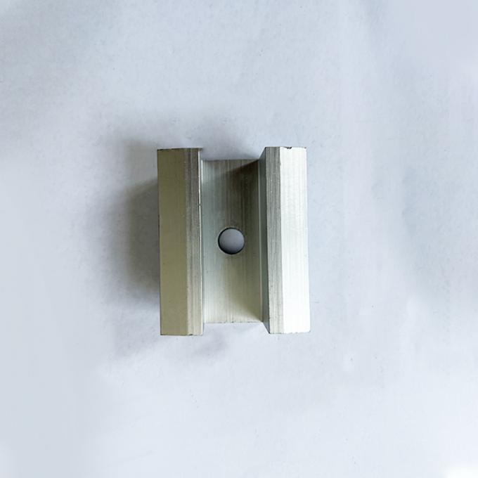 Aluminum AL6063-T5 Solar Panel Roof Clips Solar Mounting Clips 50mm